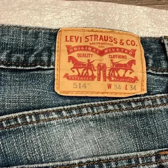 [34*34]Levi’s 514 Straight Fit  Jeans - Picture 9 of 9